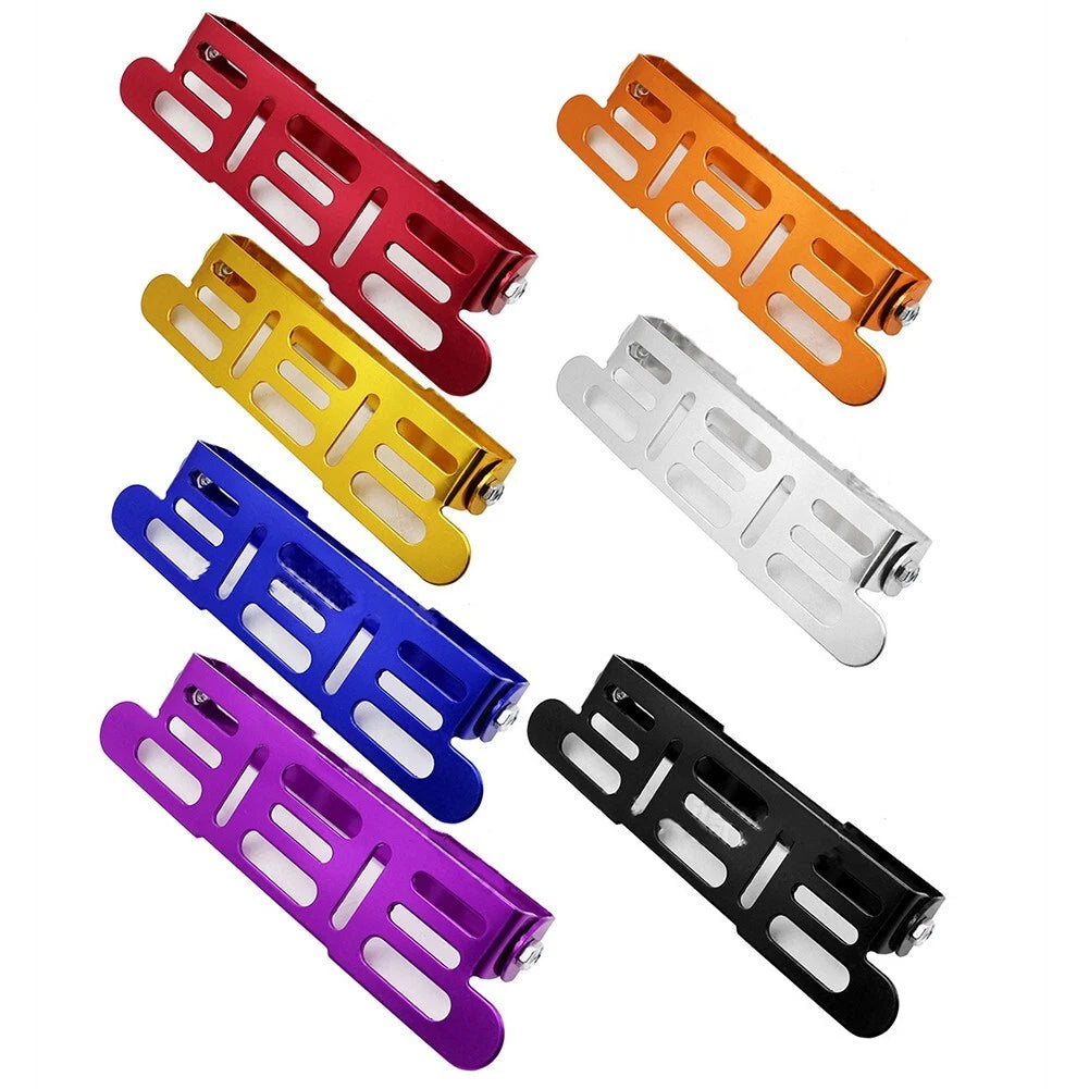 Adjustable Front License Plate Mounting Bracket for