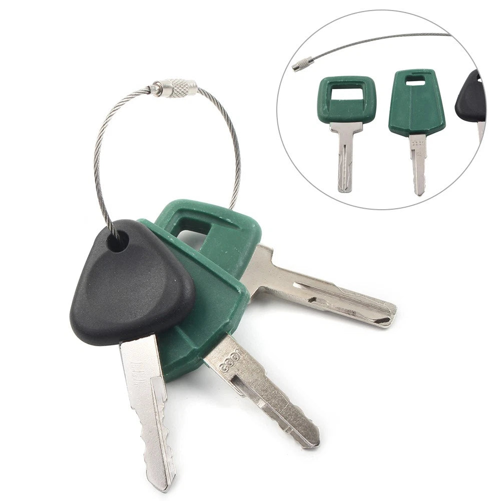 3 Ignition Key Set for Volvo Heavy Equipment (Excavator, Loader, Truck)