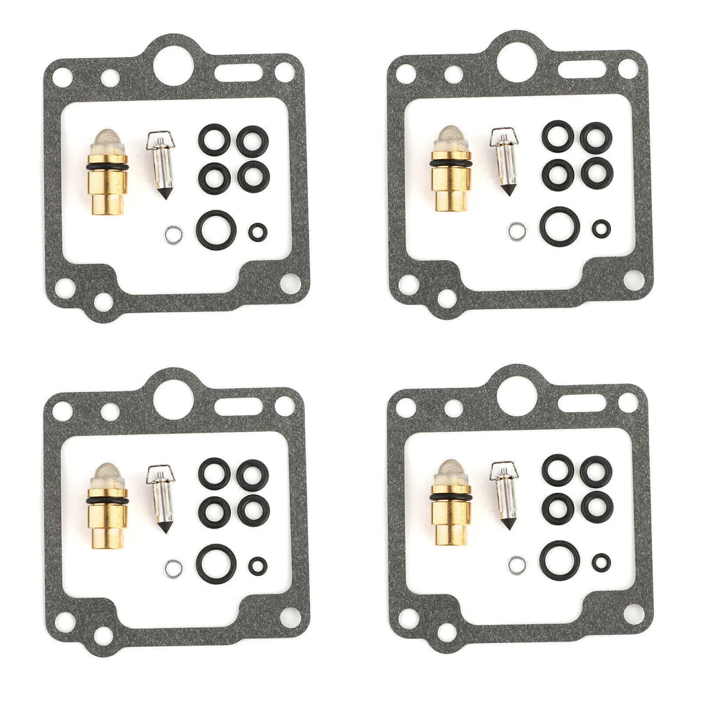 Set of 4 Carburetor Repair Kits for Yamaha XJ700, XJ750, FJ1100, FJ1200 (1985–1990)