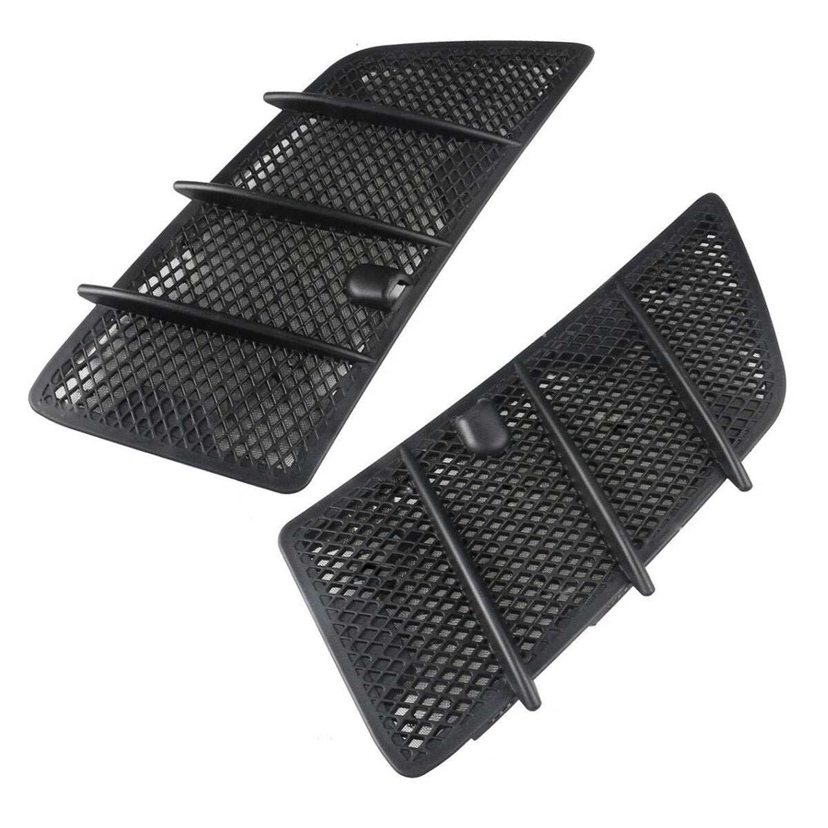 Set of 2 Hood Air Vent Grille Covers for Mercedes Benz W164 GL ML Class (2006–2011)