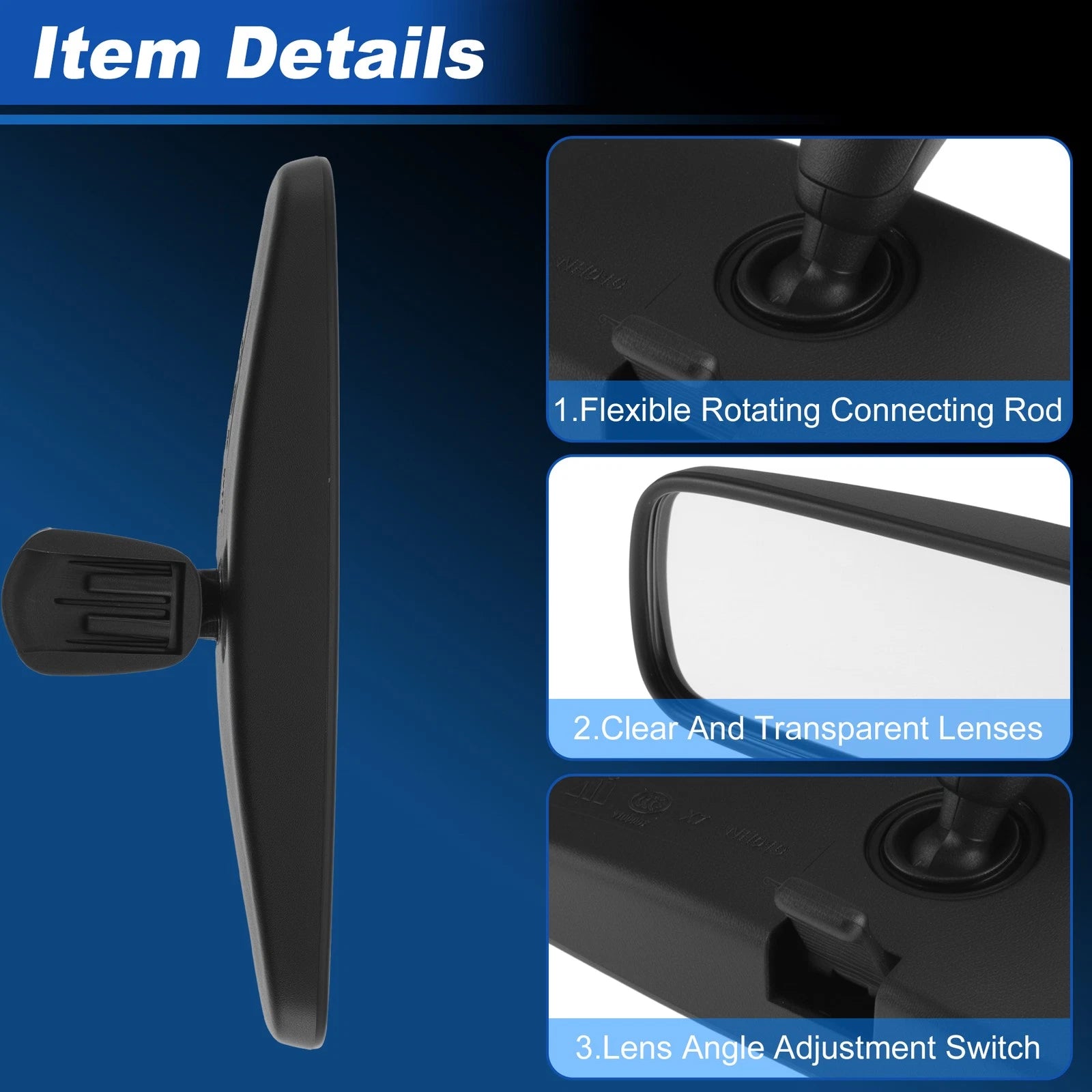 Interior Rearview Mirror for Citroen C2 (2003–2012) 8148KK