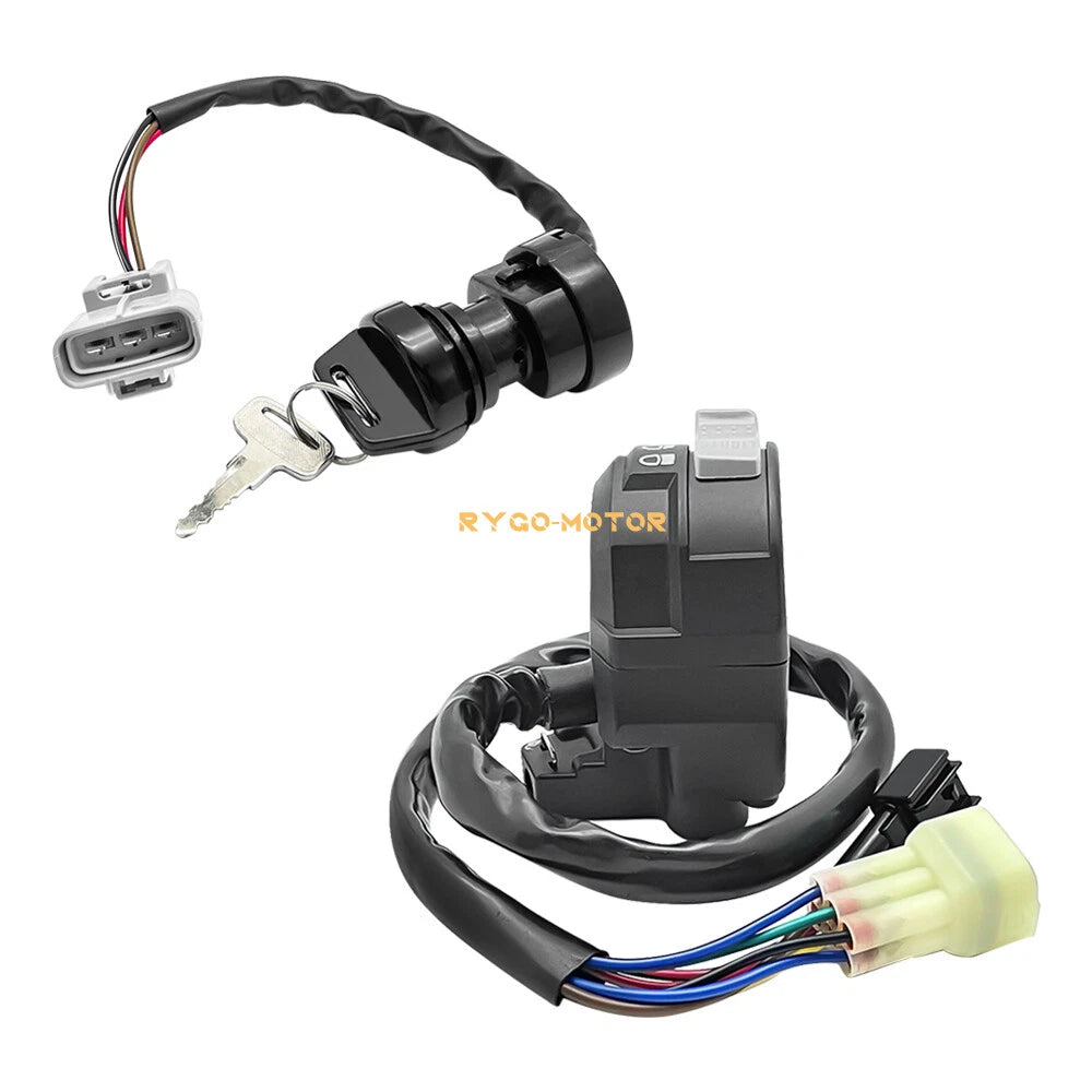 Start Stop Headlight Switch & Ignition Key Switch for Yamaha Grizzly 660 (2002–2008)