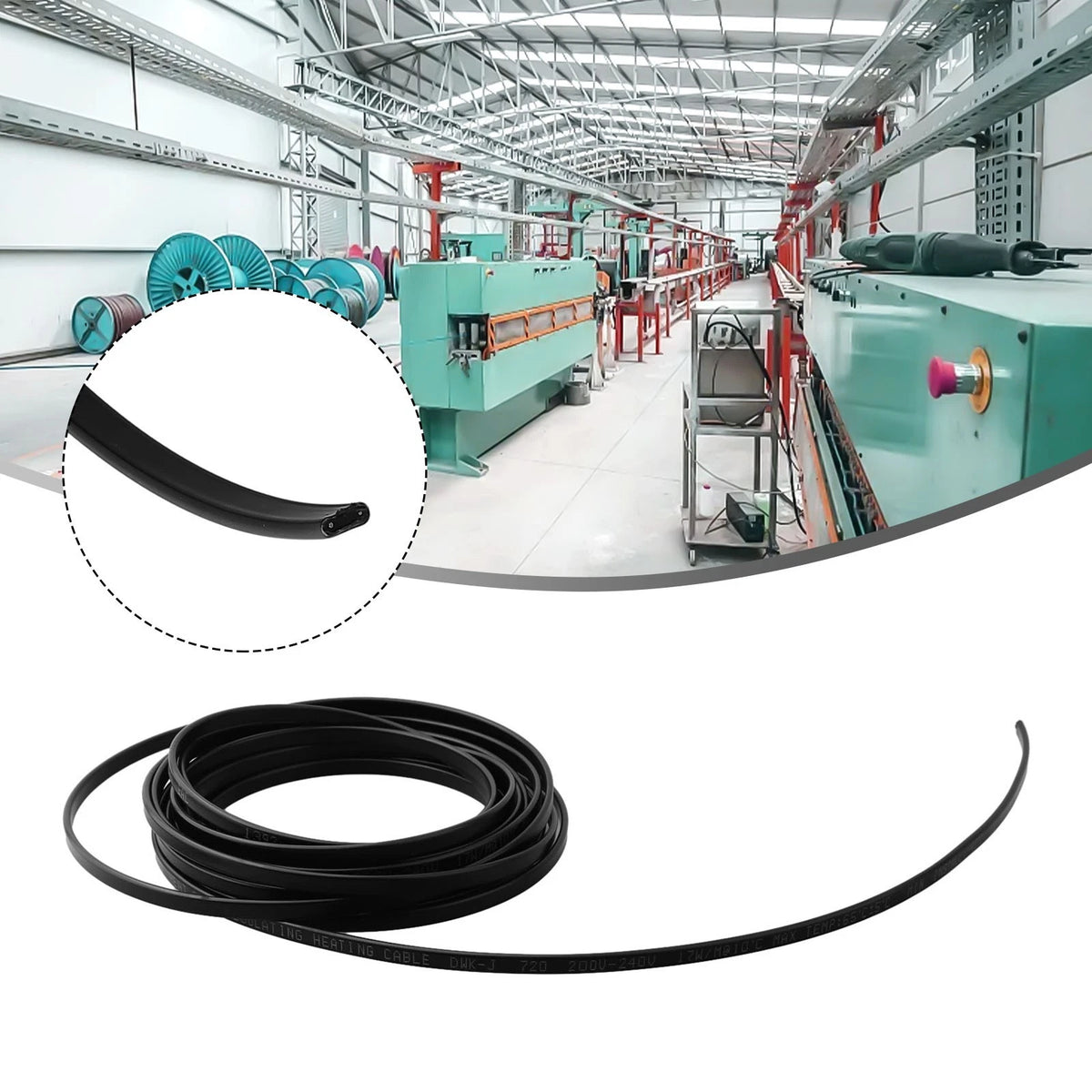 Heating Cable Self-Regulating Wire 17W/m (5/6/7/10/20/30/50m)