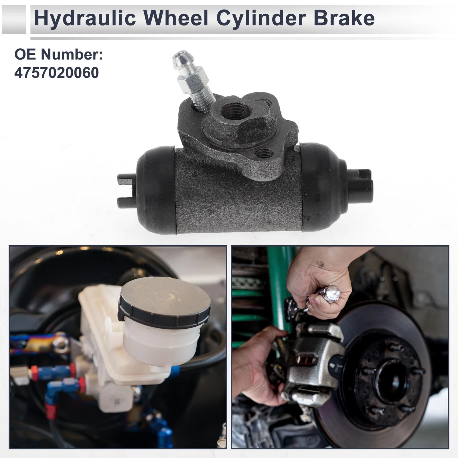 Rear Left Brake Wheel Cylinder Replacement for Toyota Corolla (1984–2002)