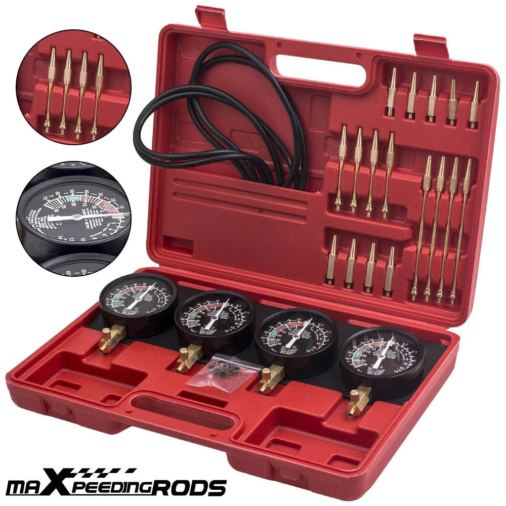 Fuel Vacuum Carburetor Synchronizer Gauge Adjustment Tool Set for