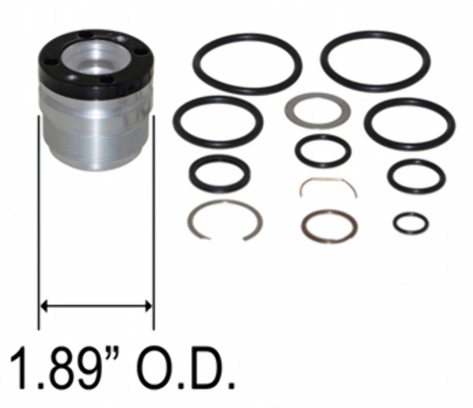 End Cap Trim Cyl with Seals for R/MR/Alpha I Gen II Bravo (806191T, 18-2373)