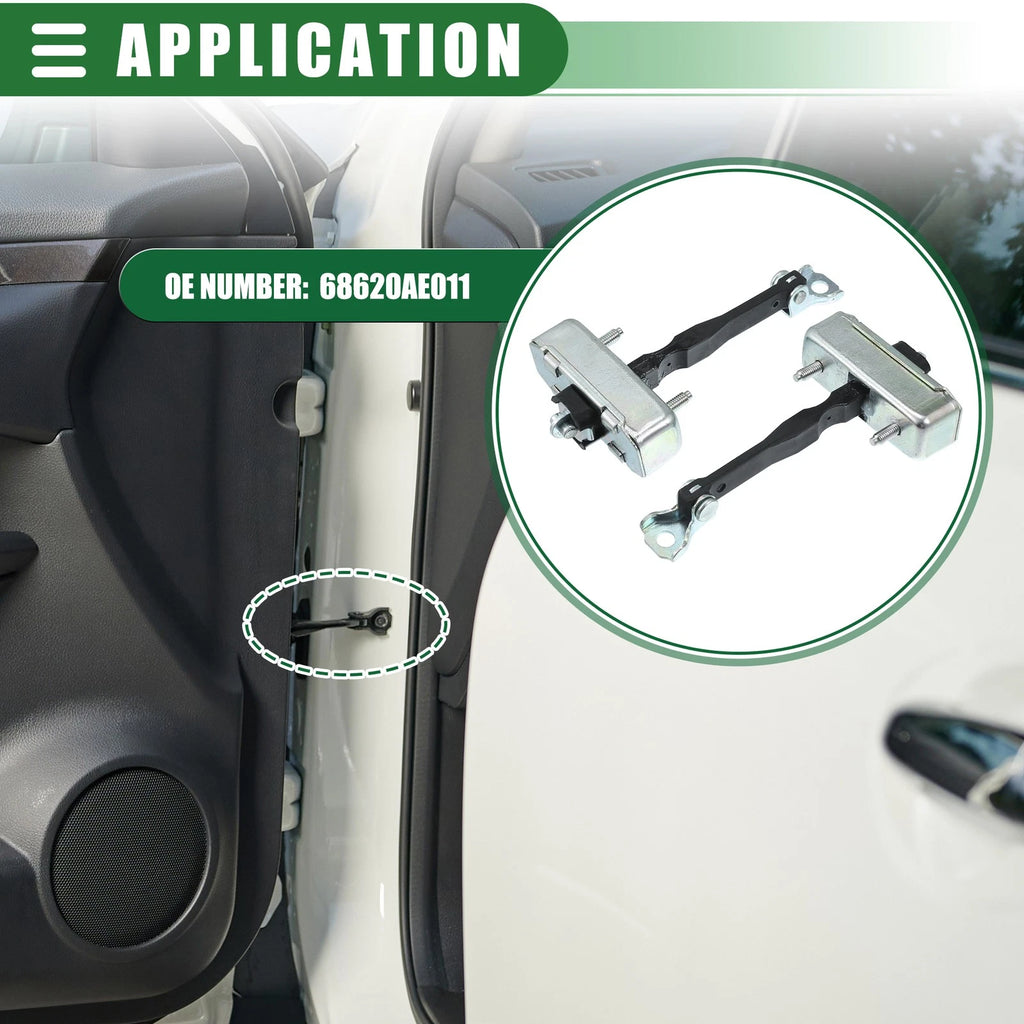 Door Check Strap Assembly 2 Pcs for Toyota Sienna (2004–2010)