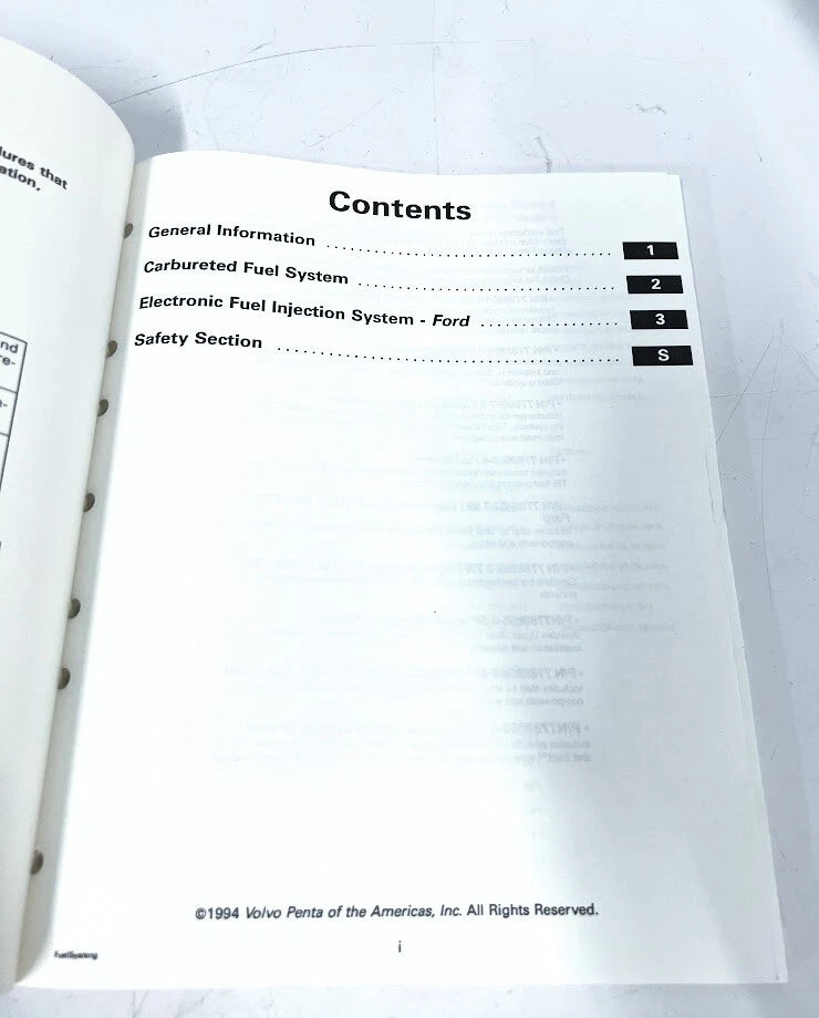 Workshop Manual for Volvo Penta (Early NC Models) 7788858-4