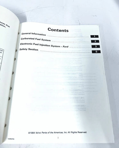 Workshop Manual for Volvo Penta (Early NC Models) 7788858-4
