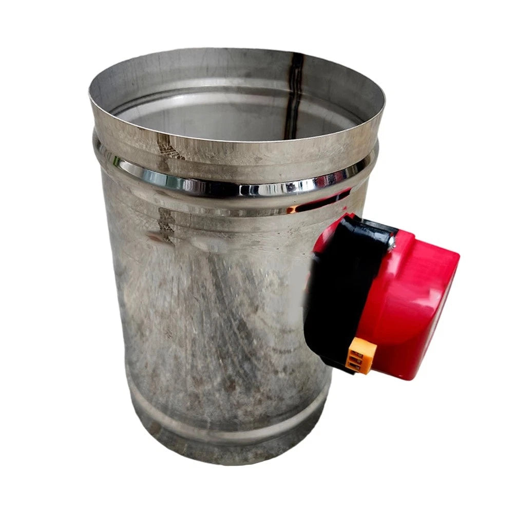 8 Inch Stainless Steel Motorized Duct Damper for HVAC (24V)