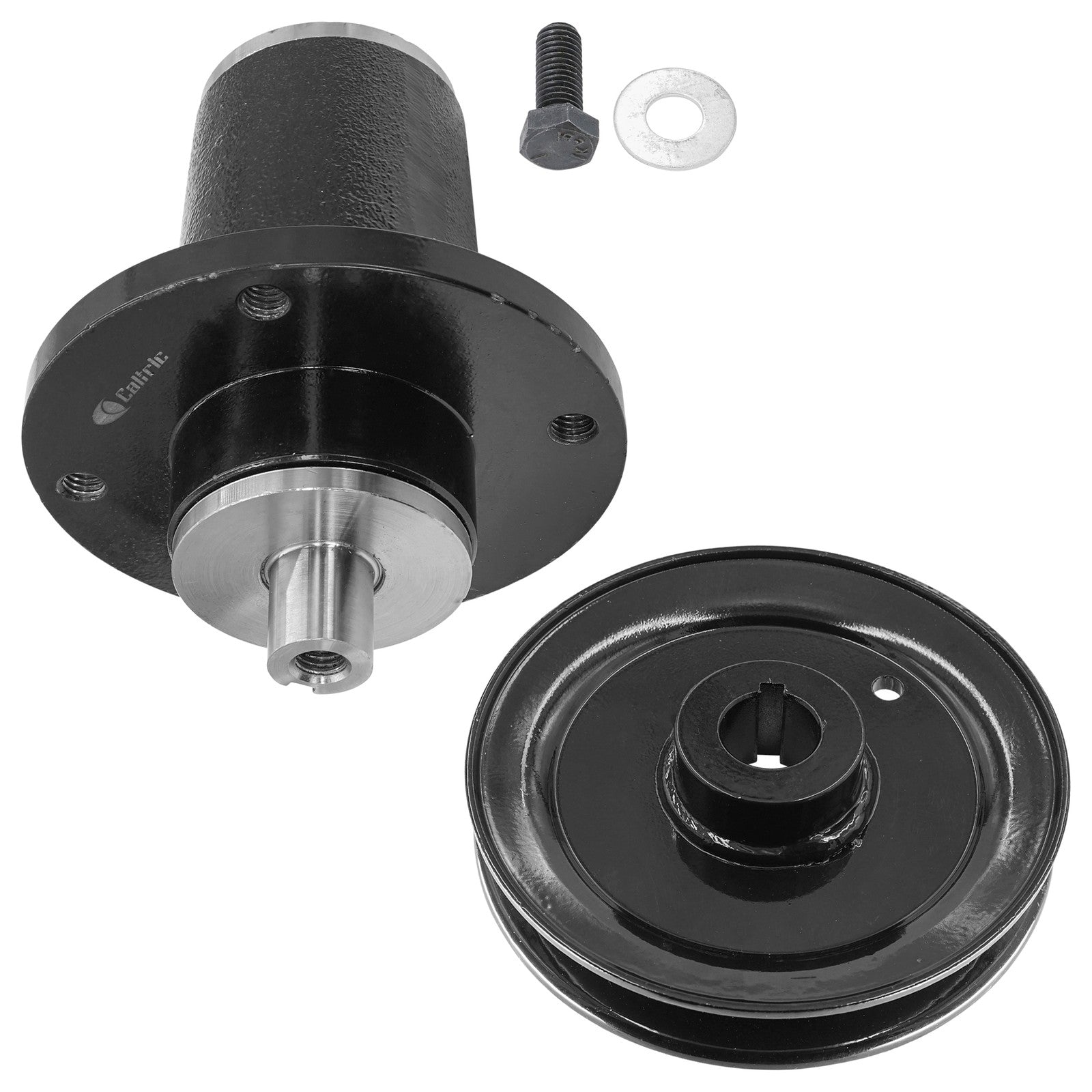 Deck Spindle and Pulley Replacement for Hustler Z Diesel RD X-ONE Super S (60")