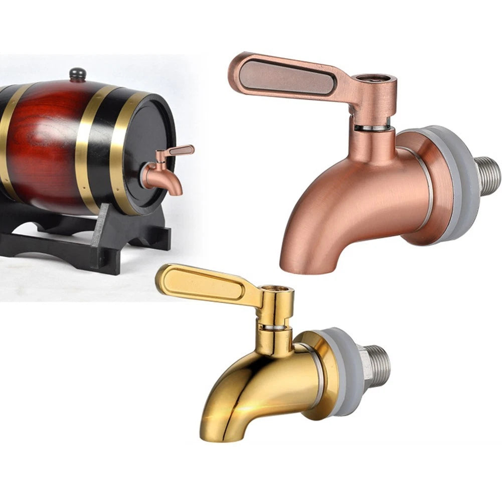 Stainless Steel Faucet for Wine and Beer Dispensing