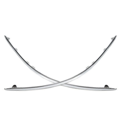 Front Bumper Chrome Trim for Mercedes C Class W204 (2007–2010)