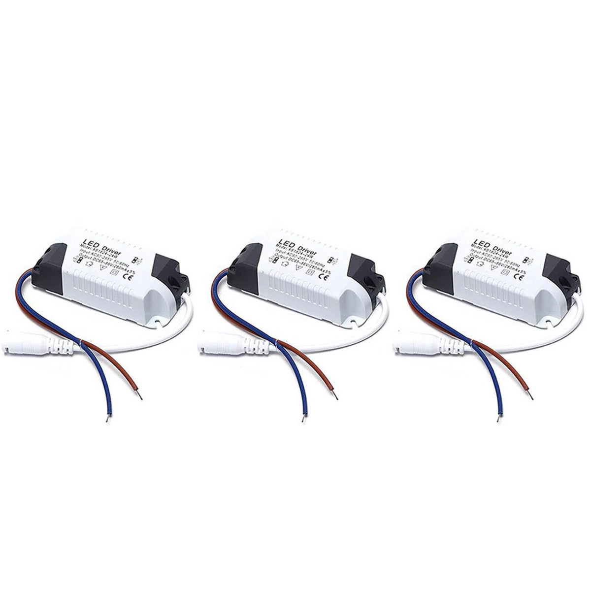 3X LED Driver Adapter for AC Input 90-265V 50/60Hz