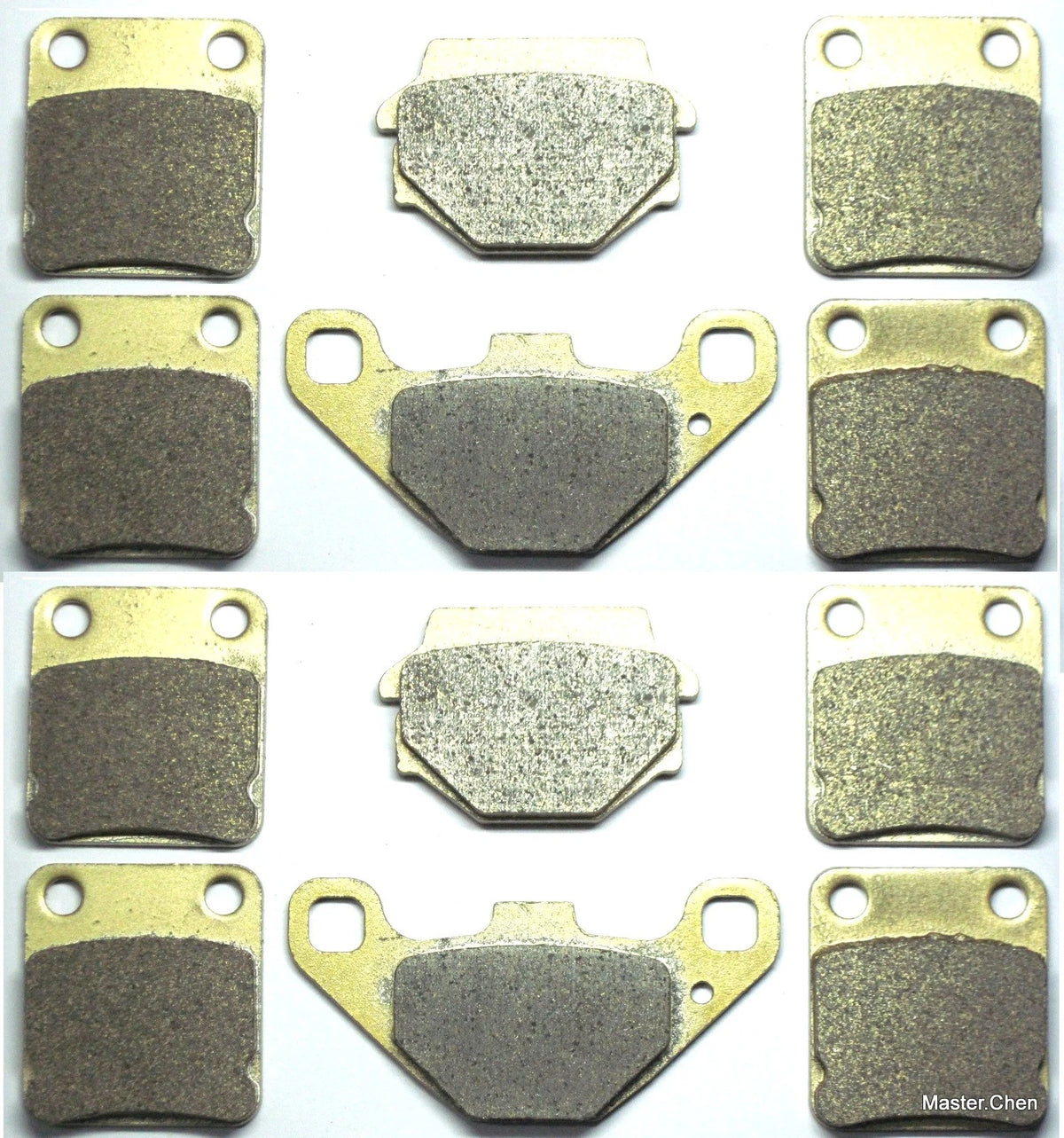 12 Front Rear Brake Pads for Suzuki LT-A 500 Vinson 4WD (2004–2006)