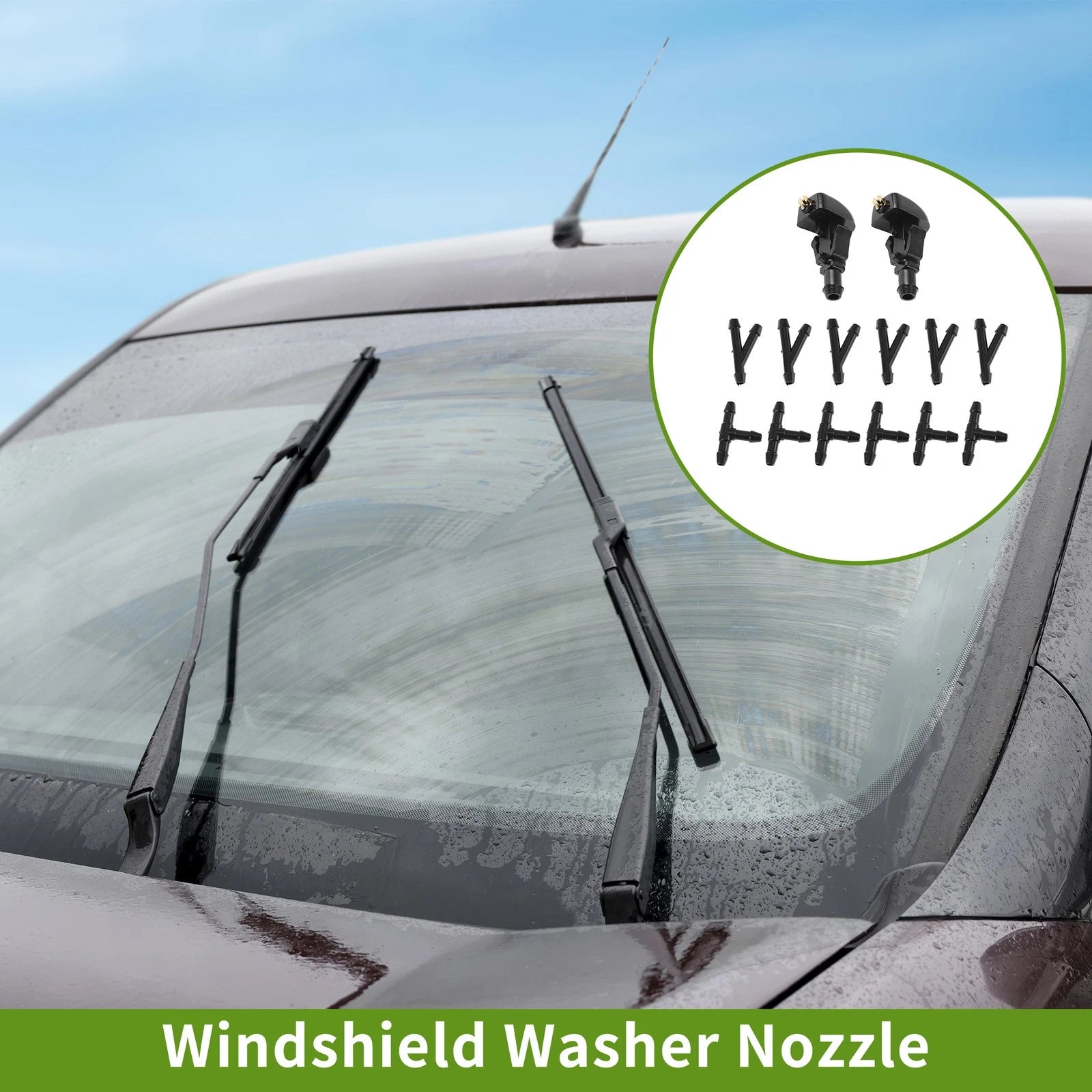 Windshield Washer Nozzle Replacement for Ford Mustang (2010–2014)