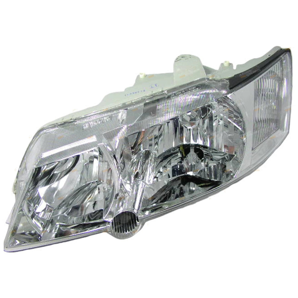 LH Chrome Headlight for Holden VY Commodore (2002–2003) LHS