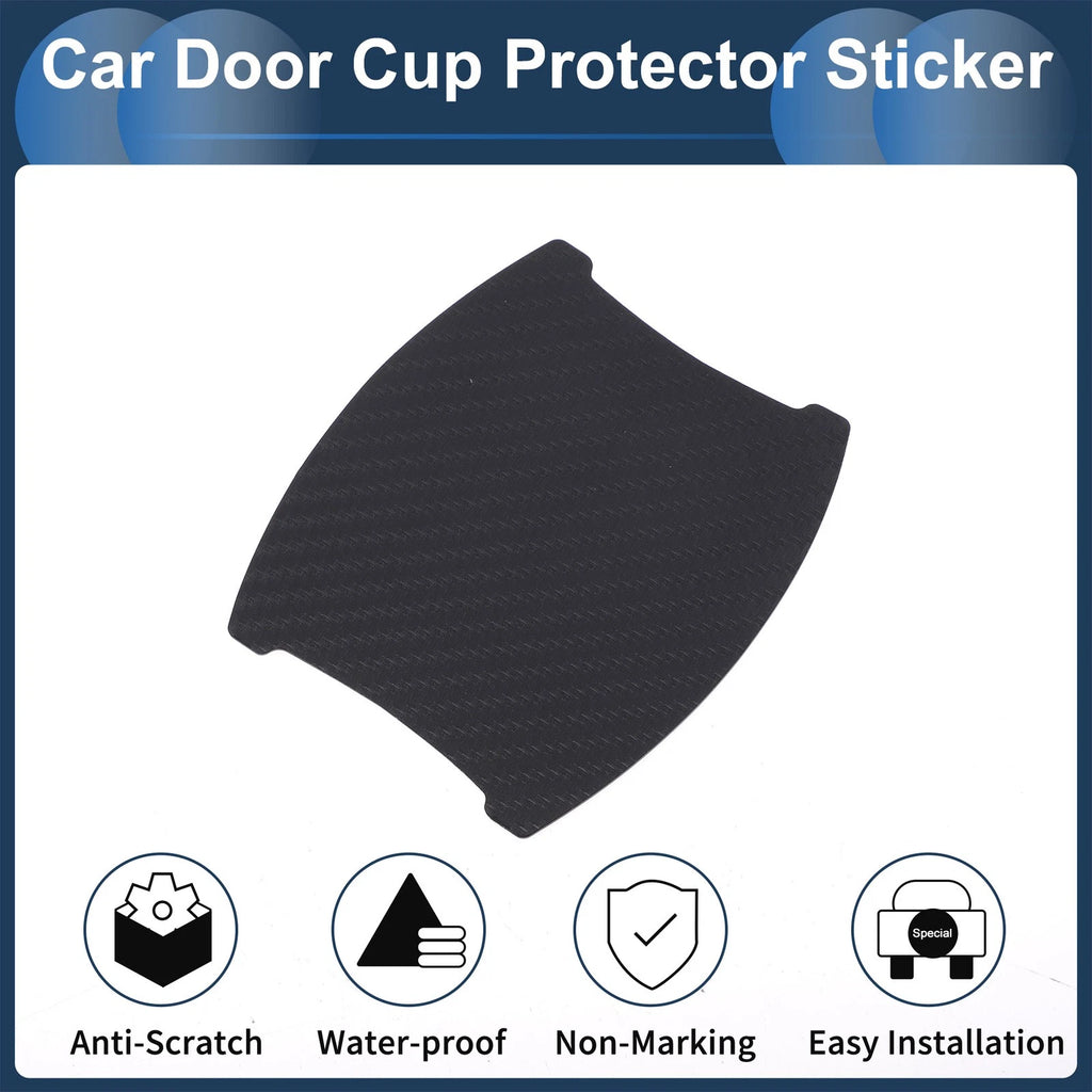 3D Car Door Handle Scratch Protector for Universal Vehicles (90x100mm)