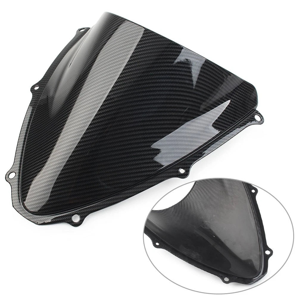 ABS Windshield Shield for Suzuki GSXR600 GSXR750 (2006–2007) Carbon Fiber Black