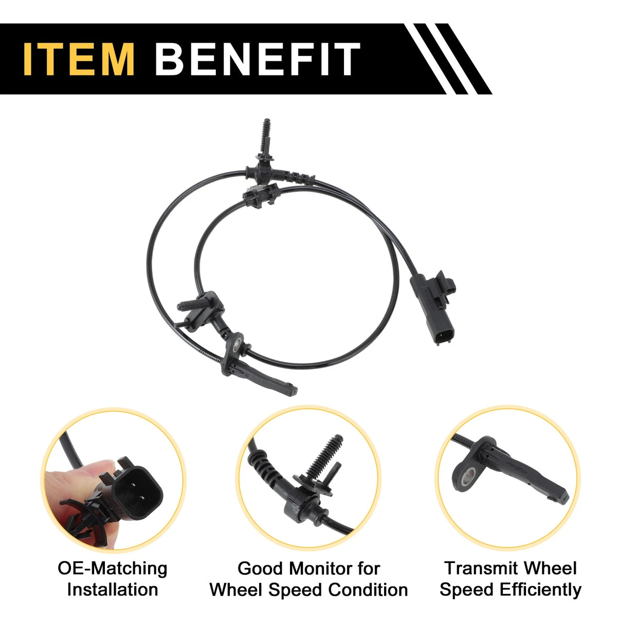 ABS Wheel Speed Sensor No. 84460905 for Cadillac CT6 (2016–2019)