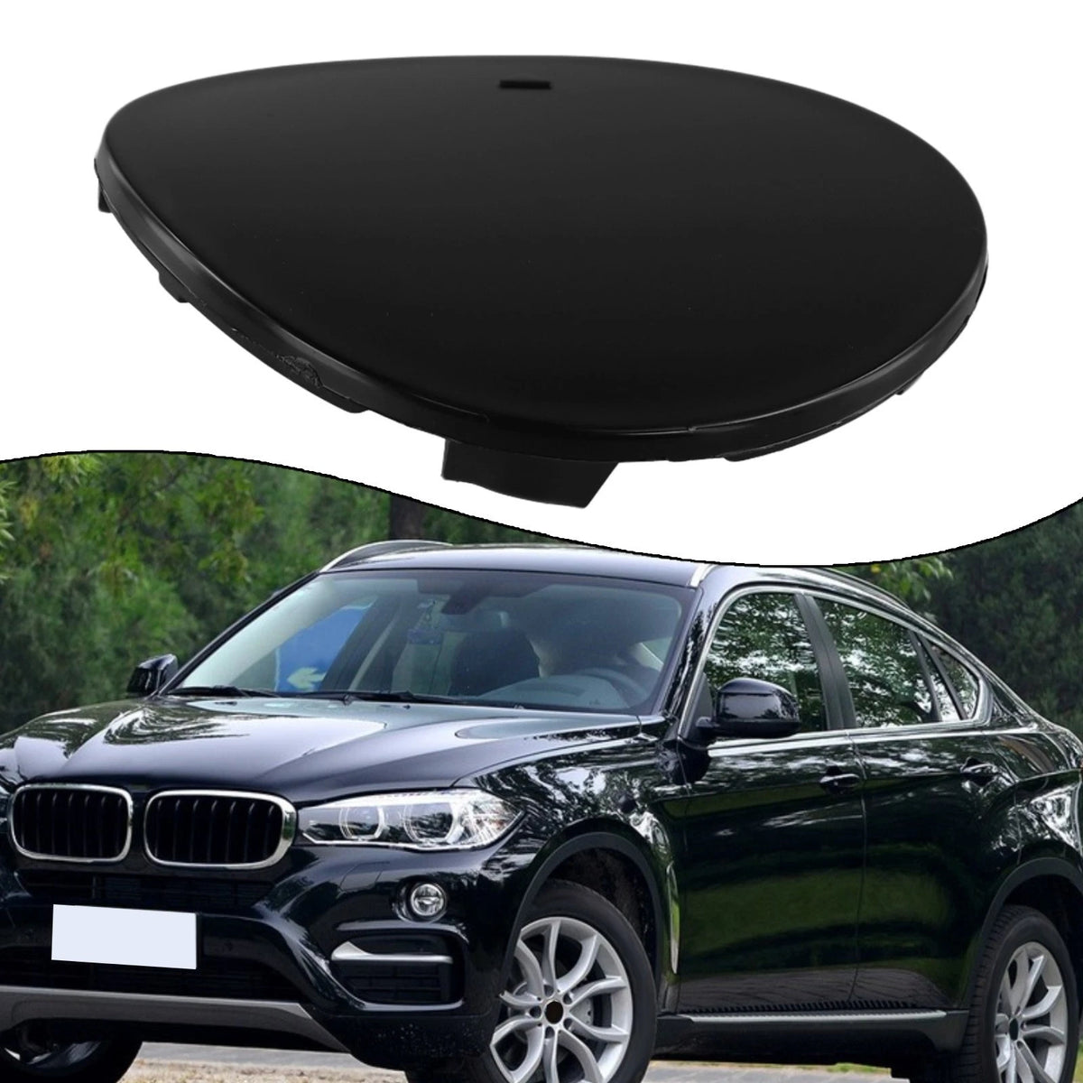 Tow Hook Eye Cover Cap for BMW X6 MSPORT F16 (2015–2019)