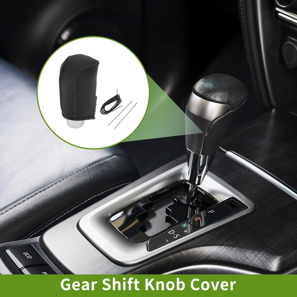Gear Shift Knob Cover Replacement for Mazda 3 (2014–2018) Pebbled Black