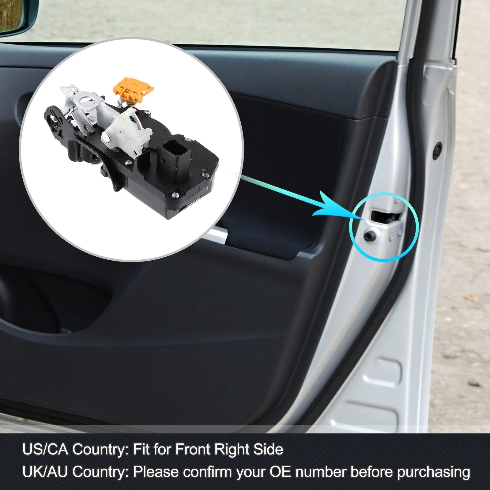 Power Door Lock Actuator Motor Front Right for Chevy Malibu (2013–2016)