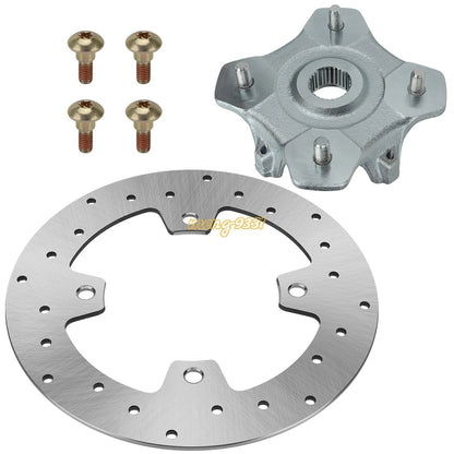 Front/Rear Wheel Hub & Disc Rotor for Arctic Cat Alterra 350 366 400 425 450 500