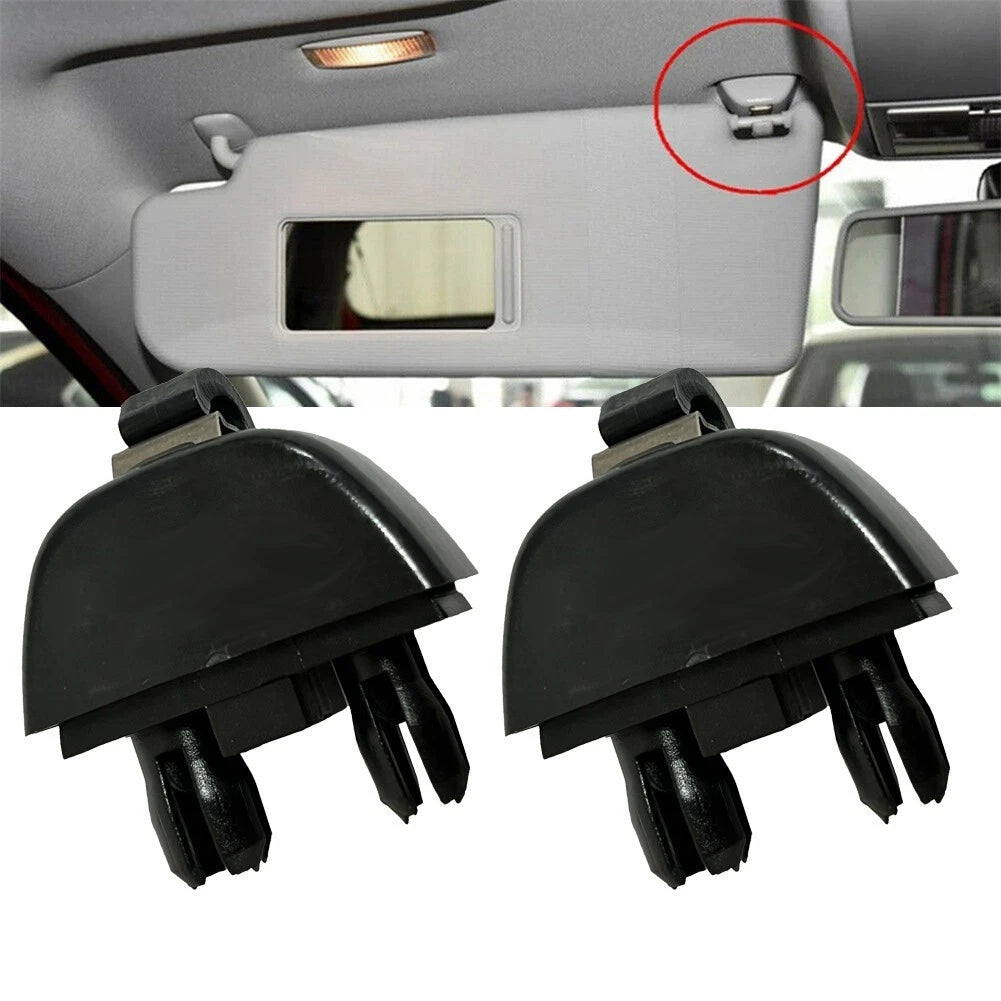 2X Sun Visor Bracket Clip for Audi VW (1S0857561Y20, 6RD857561Y20)