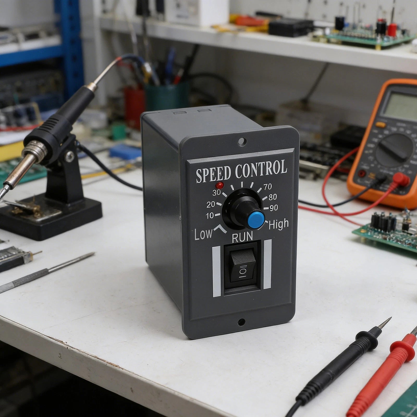 Manual Two Way Control for DC Motors (Forward Stop & Reverse)