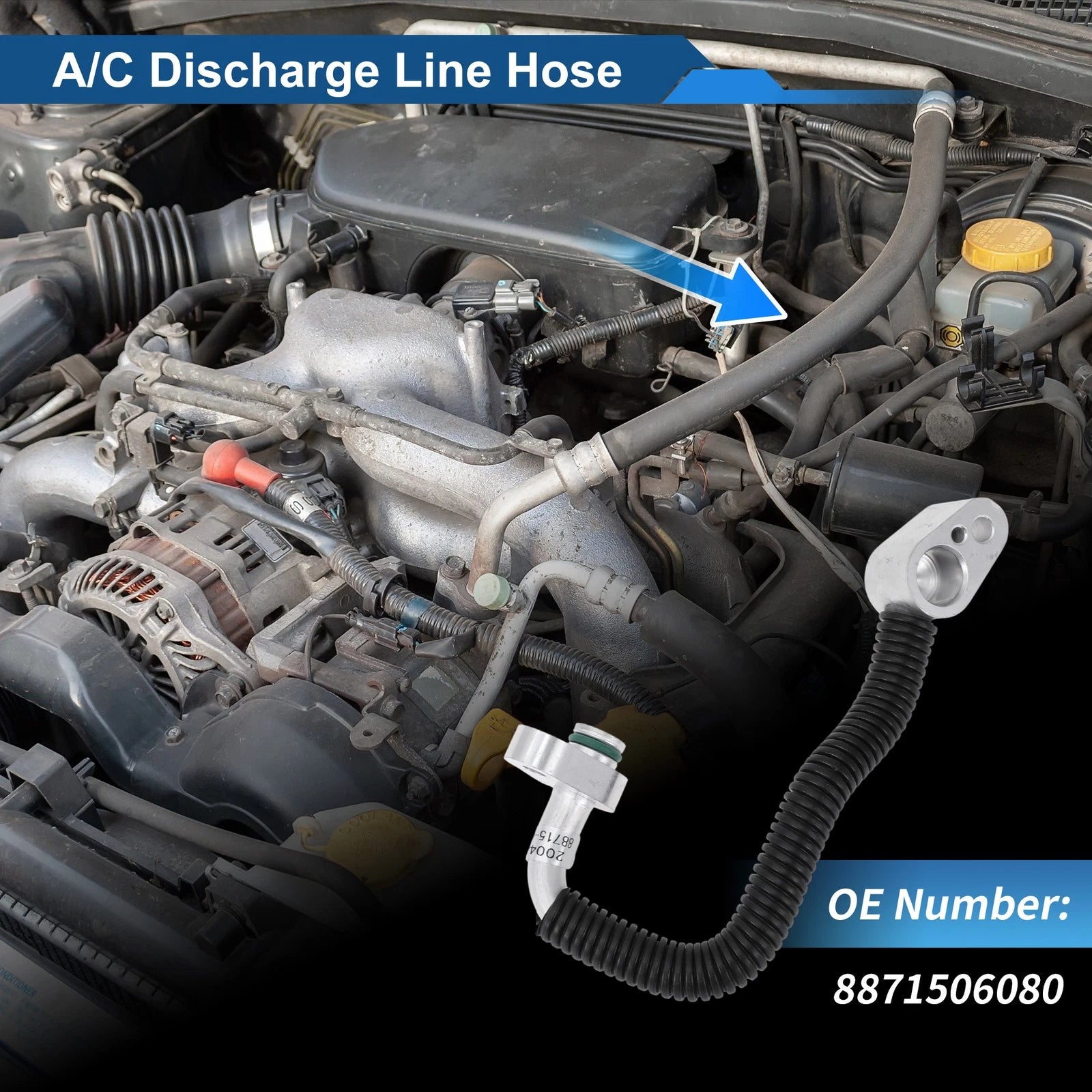 A/C Refrigerant Liquid Hose Replacement for Toyota Camry (2006–2009)