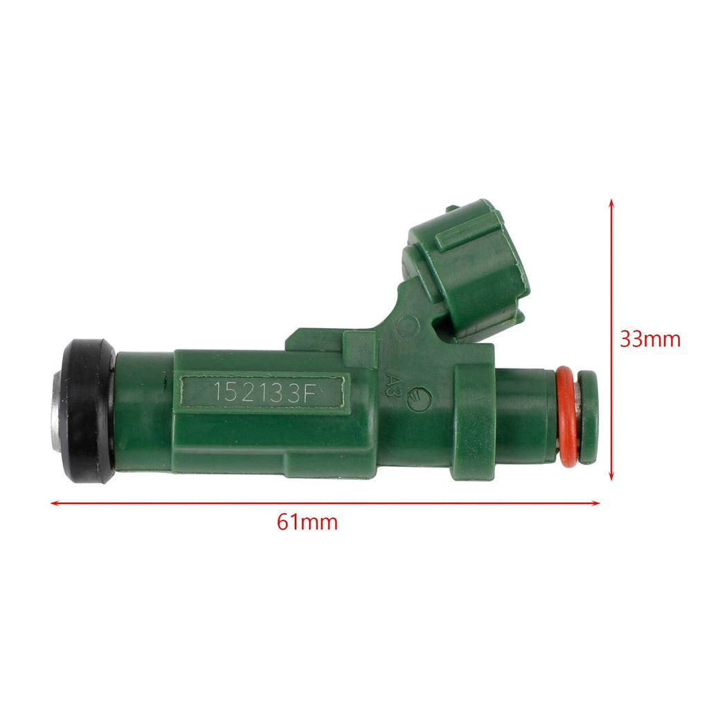 Set of 4 Fuel Injectors for Yamaha Outboard F150 (2000–2023) 63P-13761-01-00