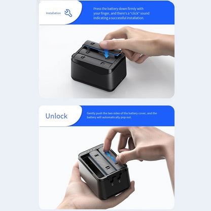 3X Battery Charger for Insta360 X5 Camera
