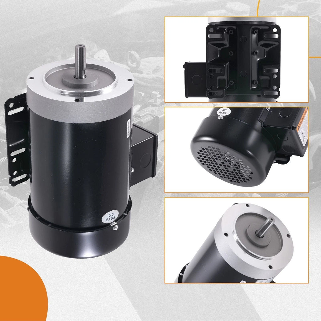 2HP Electric Motor for Compressor Duty 56C Frame 3 Phase 1800 RPM