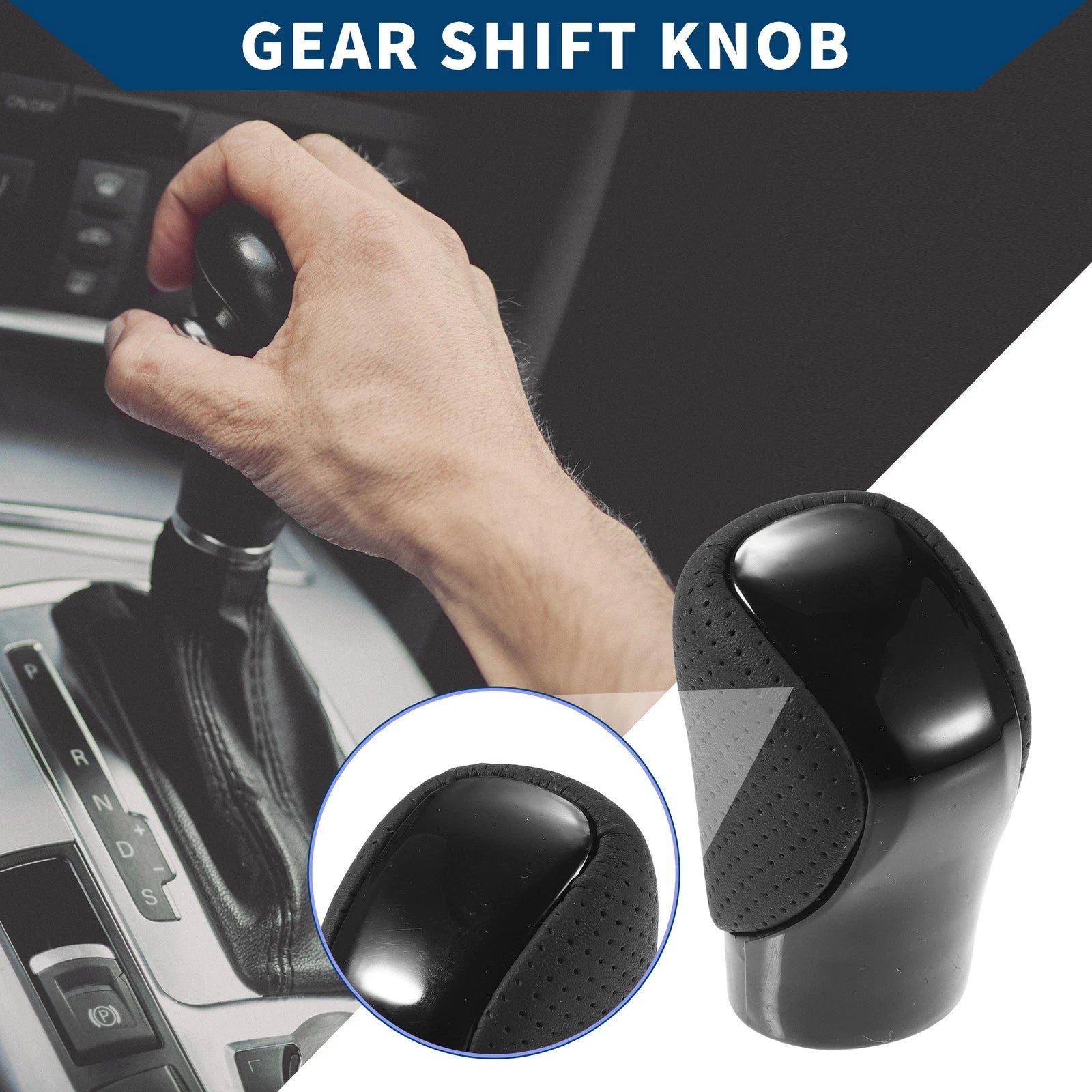 Automatic Gear Shift Knob Faux Leather Replacement for Lexus ES300h (2021–2023)