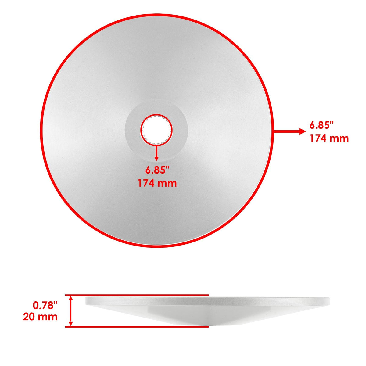 Primary Fixed Sliding Sheave Replacement for Yamaha Rhino 450 (2006–2009)