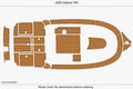 EVA Foam Teak Deck Flooring Mat for Astinor 700 (2000)