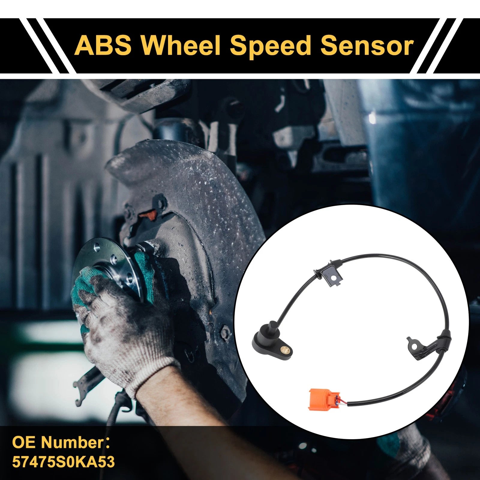 ABS Wheel Speed Sensor Replacement for Honda Accord Rear Left (2008–2012)