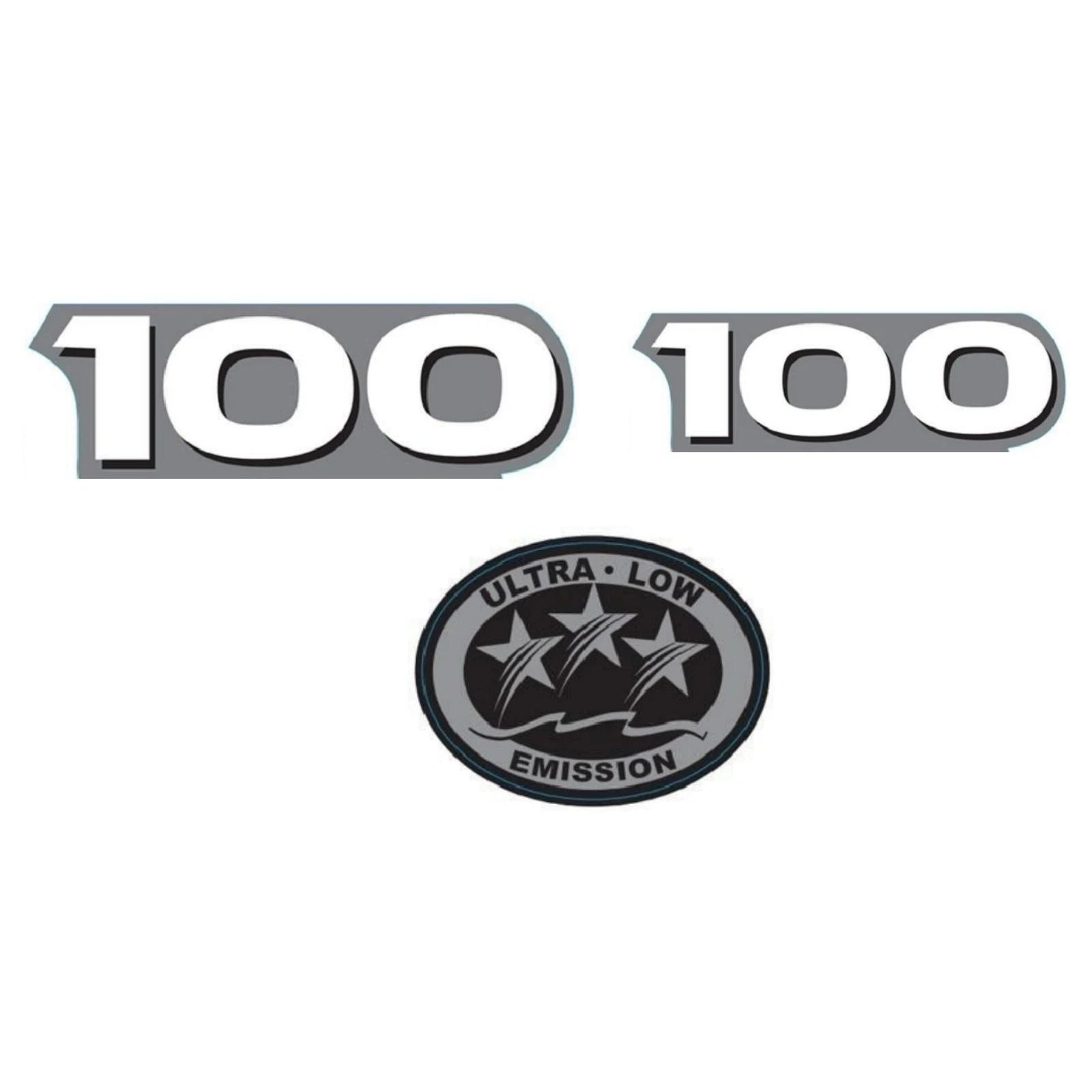 100 HP Horsepower Label Decal Sticker for Yamaha Outboard (4 Stroke)