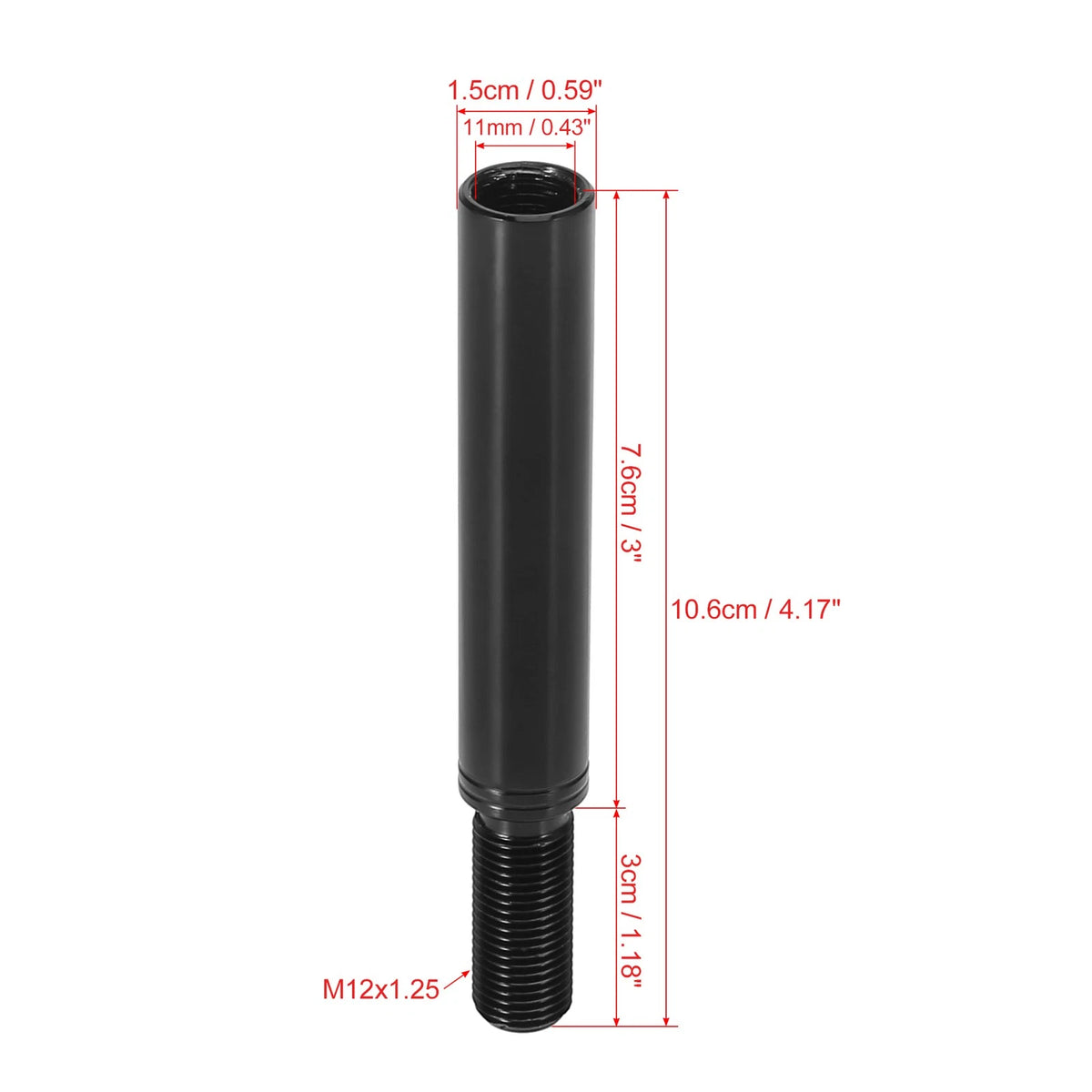 Gear Shift Knob Extender Lever for Subaru BRZ (2013–2018) M12x1.25