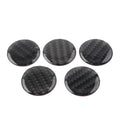 5 Pcs Door Handle Push Button Knobs Cover Trim for Jeep Wrangler JK (2007–2017)