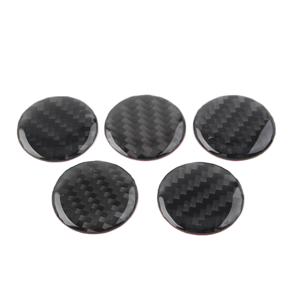 5 Pcs Door Handle Push Button Knobs Cover Trim for Jeep Wrangler JK (2007–2017)