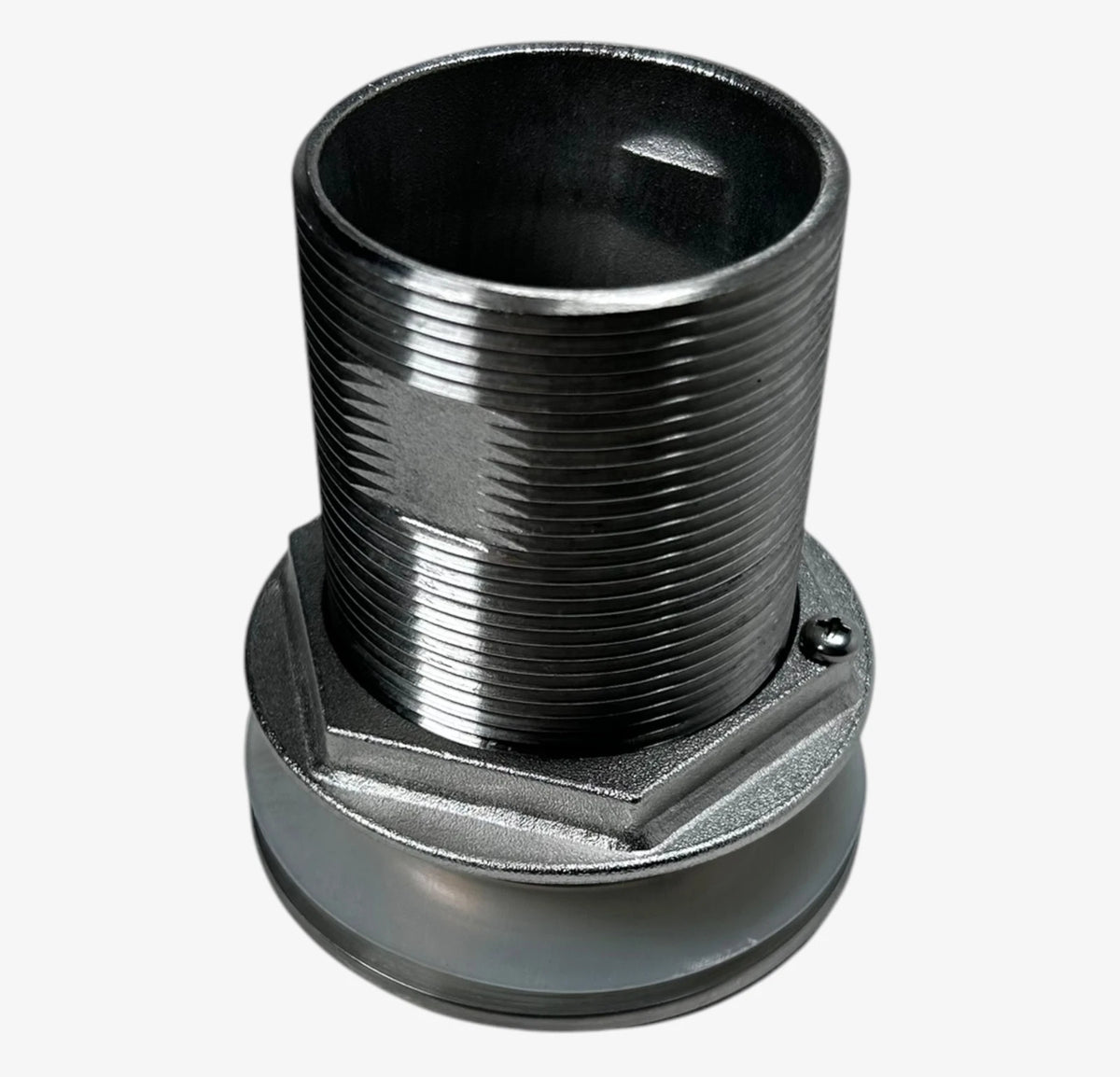 Thru Hull 3 5/8" x 2" NPT Stainless Steel Pipe for Automotive Applications
