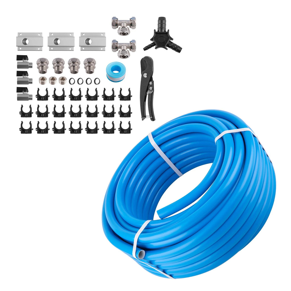 Air Compressor Line Kit 3/4" NPT Fitting for Universal Use (100ft)