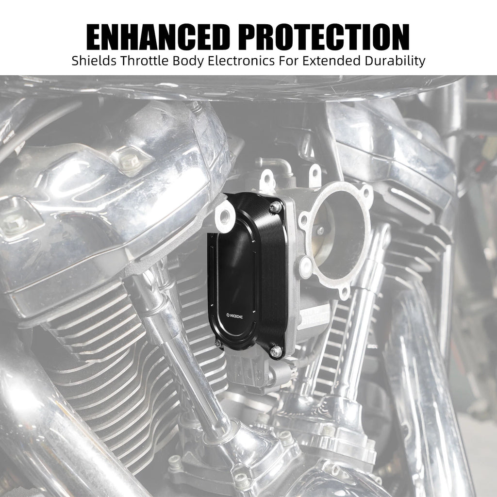 M8 Throttle Body Cap Side Protector for Harley Road King Classic (2004–2023)