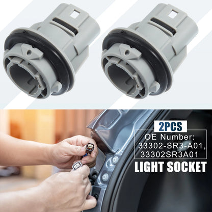 2X Turn Signal Light Bulb Socket Holder 33302-SR3-A01 for Honda Accord (1998–2012)