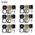 6X Carburetor Diaphragm Kit for Dolmar PS630 PS6400 PS7300 PS7900 RB-201