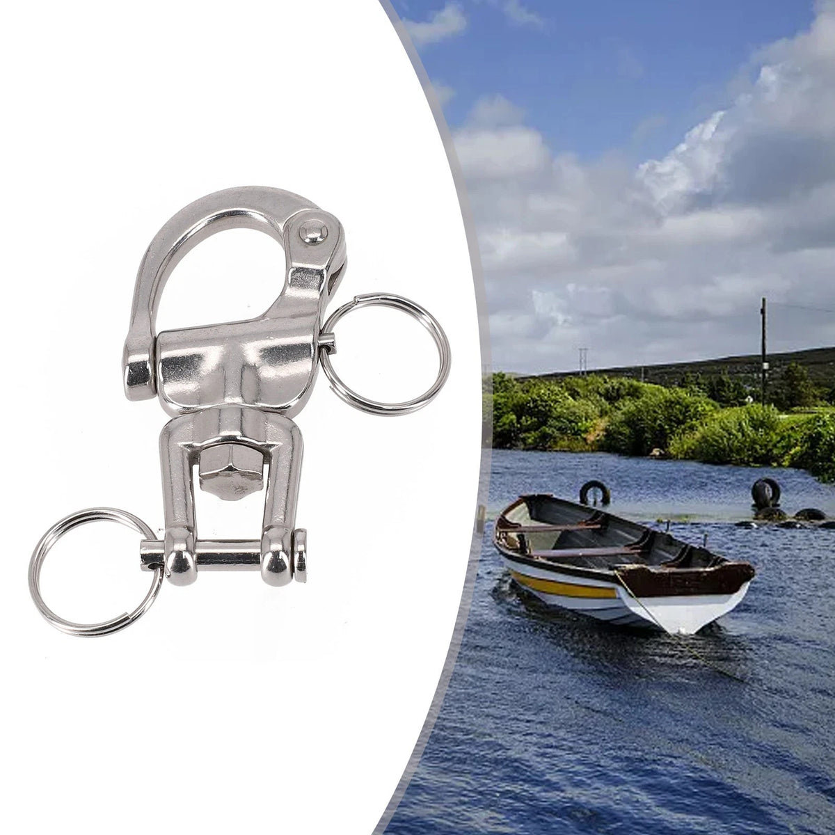 316 Stainless Steel Spinnaker Snap Shackle for Sailboat