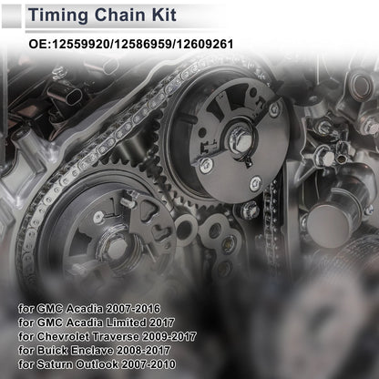 Timing Chain Kit No.12609261 for GMC Acadia, Chevrolet Traverse (2007–2017)