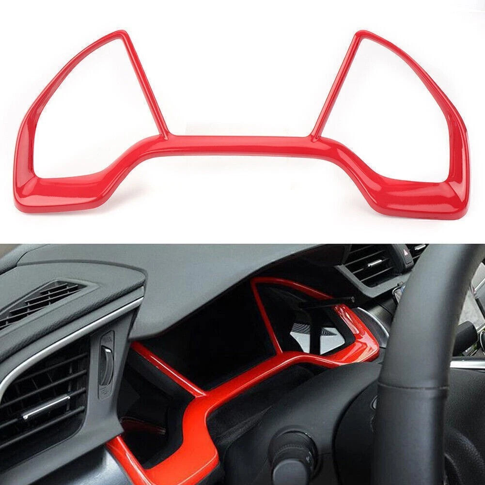 Dashboard Decor Frame Trim Cover for Honda Civic (2016–2018)